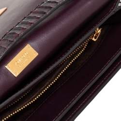 Pre Owned Tom Ford Burgundy Snakeskin Large Natalia Shoulder Bag
