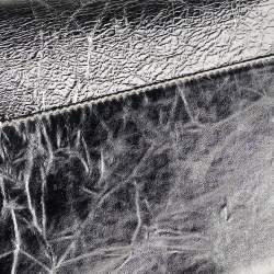 Pre Owned Tom Ford Metallic Silver Crackled Leather Natalia Shoulder Bag