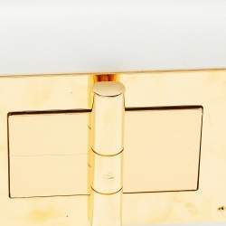 Pre Owned Tom Ford White Leather Small Natalia Chain Shoulder Bag