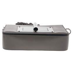 Pre Owned Tom Ford Grey Leather Small Chain Natalia Shoulder Bag