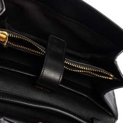 مملوكة مسبقًا  Tom Ford Black Leather Flap Crossbody Bag