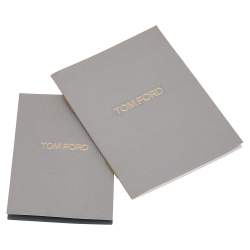 Pre Owned Tom Ford Brown Leather Alix Zip and Padlock Crossbody Bag