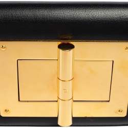 Pre Owned Tom Ford Black Leather Natalia Convertible Clutch