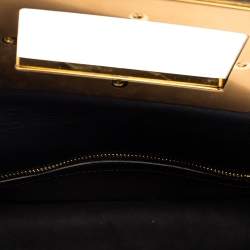 Pre Owned Tom Ford Black Leather Natalia Convertible Clutch