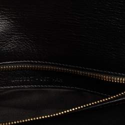 Pre Owned Tom Ford Black Leather Natalia Convertible Clutch