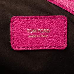 Pre Owned Tom Ford Pink Calf Hair Natalia Convertible Clutch