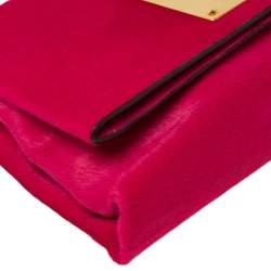 Pre Owned Tom Ford Pink Calf Hair Natalia Convertible Clutch