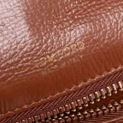 Pre Owned Tom Ford Brown Leather Small Natalia Shoulder Bag