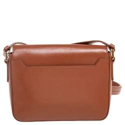 Pre Owned Tom Ford Brown Leather Small Natalia Shoulder Bag