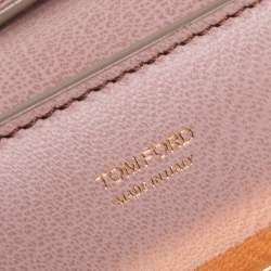 Tom Ford Pink Leather Natalia Convertible Clutch