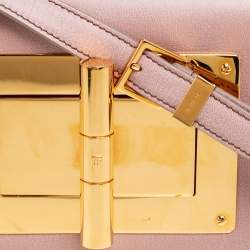 Tom Ford Pink Leather Natalia Convertible Clutch