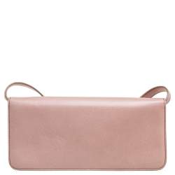 Tom Ford Pink Leather Natalia Convertible Clutch