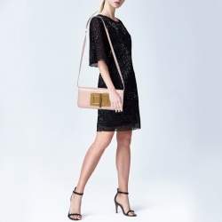 Tom Ford Pink Leather Natalia Convertible Clutch