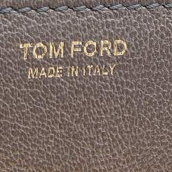 Pre Owned Tom Ford Brown Leather Small Natalia Shoulder Bag