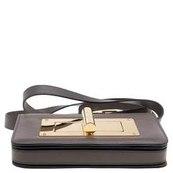 Pre Owned Tom Ford Brown Leather Small Natalia Shoulder Bag