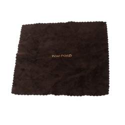 Pre Owned Tom Ford Dark Grey Leather Mini Natalia Shoulder Bag