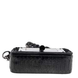 Pre Owned Tom Ford Black Python Natalia Shoulder Bag