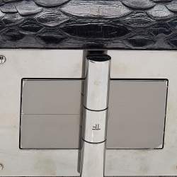 Pre Owned Tom Ford Black Python Natalia Shoulder Bag