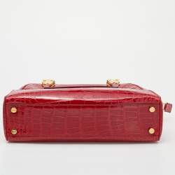 Tom Ford Red Crocodile Leather Tote