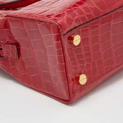 Tom Ford Red Crocodile Leather Tote
