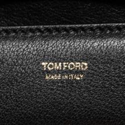 Pre Owned Tom Ford Black Leather Small Natalia Shoulder Bag