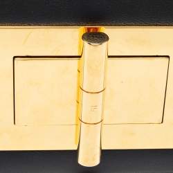 Pre Owned Tom Ford Black Leather Small Natalia Shoulder Bag