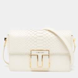 Tom Ford White Python T Clasp Flap Shoulder Bag Tom Ford | TLC