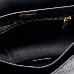 Pre Owned Tom Ford Black Python Medium Sienna Shoulder Bag