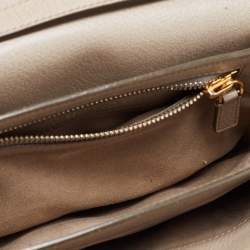 Pre Owned Tom Ford Grey Leather Medium Natalia Crossbody Bag