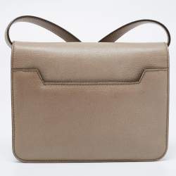 Pre Owned Tom Ford Grey Leather Medium Natalia Crossbody Bag