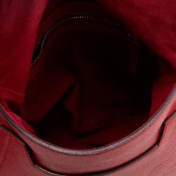 Pre Owned Tom Ford Red Leather Mini Jennifer Shoulder Bag