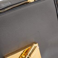Pre Owned Tom Ford Grey Leather Small Natalia Crossbody Bag