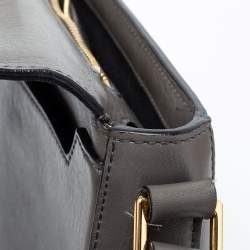 Pre Owned Tom Ford Grey Leather Small Natalia Crossbody Bag