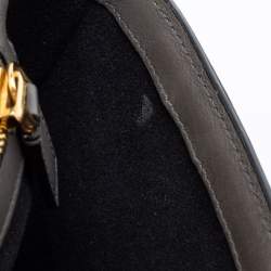 Pre Owned Tom Ford Grey Leather Small Natalia Crossbody Bag