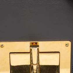 Pre Owned Tom Ford Grey Leather Small Natalia Crossbody Bag