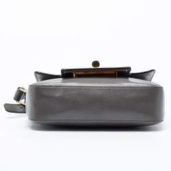 Pre Owned Tom Ford Grey Leather Small Natalia Crossbody Bag