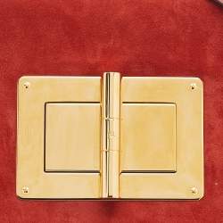 Pre Owned Tom Ford Rust Orange Suede Natalia Convertible Clutch