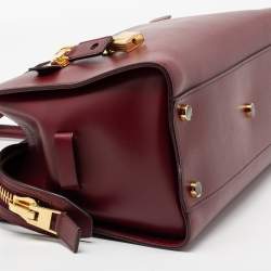 Pre Owned Tom Ford Red Leather Charlotte Tote