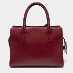 Pre Owned Tom Ford Red Leather Charlotte Tote
