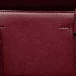 Pre Owned Tom Ford Red Leather Charlotte Tote