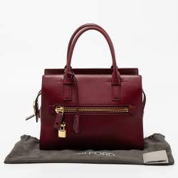 Pre Owned Tom Ford Red Leather Charlotte Tote