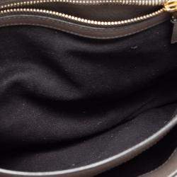 Pre Owned Tom Ford Grey Leather Large Natalia Shoulder Bag