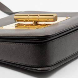 Pre Owned Tom Ford Grey Leather Large Natalia Shoulder Bag