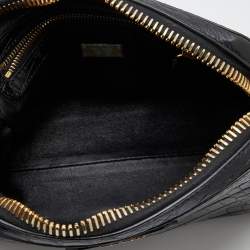 Pre Owned Tom Ford Black Alligator Leather Shoulder Bag