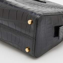 Pre Owned Tom Ford Black Alligator Leather Shoulder Bag