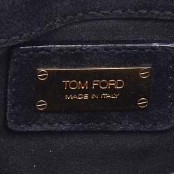 Pre Owned Tom Ford Black Patent Leather Mini Natalia Crossbody Bag