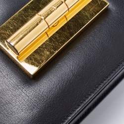 Pre Owned Tom Ford Black Leather Small Natalia Crossbody Bag