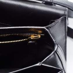 Pre Owned Tom Ford Black Leather Small Natalia Crossbody Bag