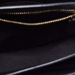 Pre Owned Tom Ford Black Leather Small Natalia Crossbody Bag