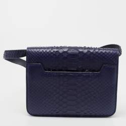 Tom Ford Blue Python Small Natalia Crossbody Bag
